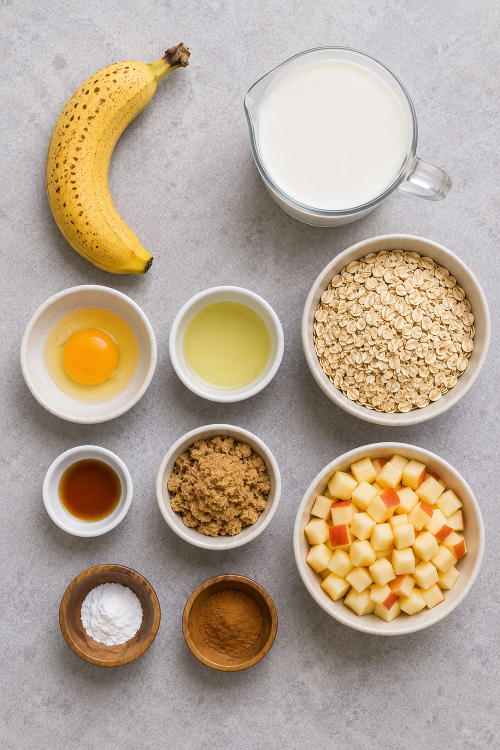 apple-cinnamon-oat-muffin-ingredients-on-counter