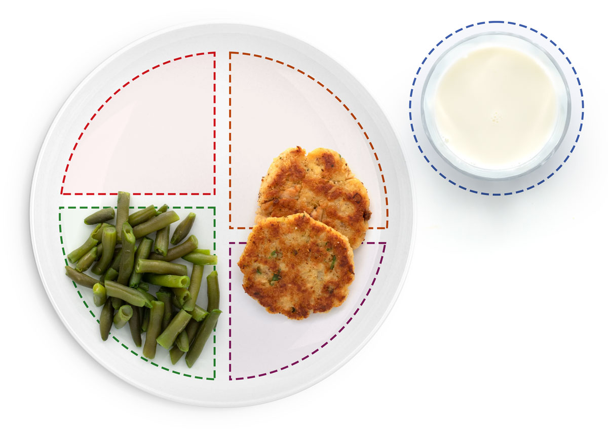 Hamburguesas de atún (o salmón) y habichuelas verdes